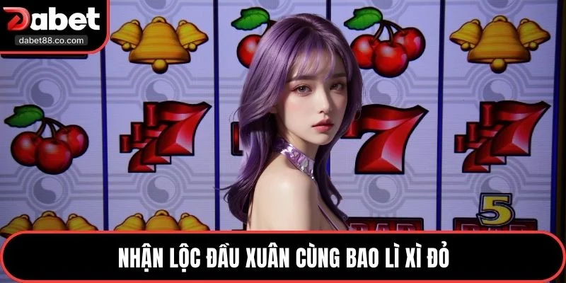 Nhận lộc đầu xuân cùng bao lì xì đỏ